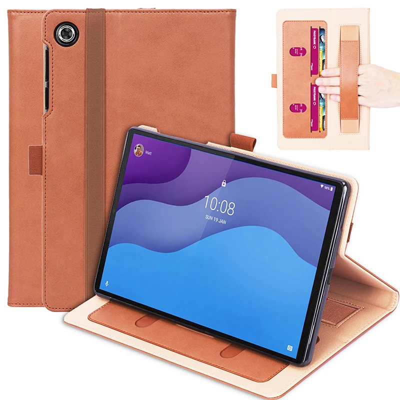 С Ручным ремнем держатель чехол для планшета Lenovo Tab M10 HD (2nd Gen) TB X306X X306f X306 Handrest