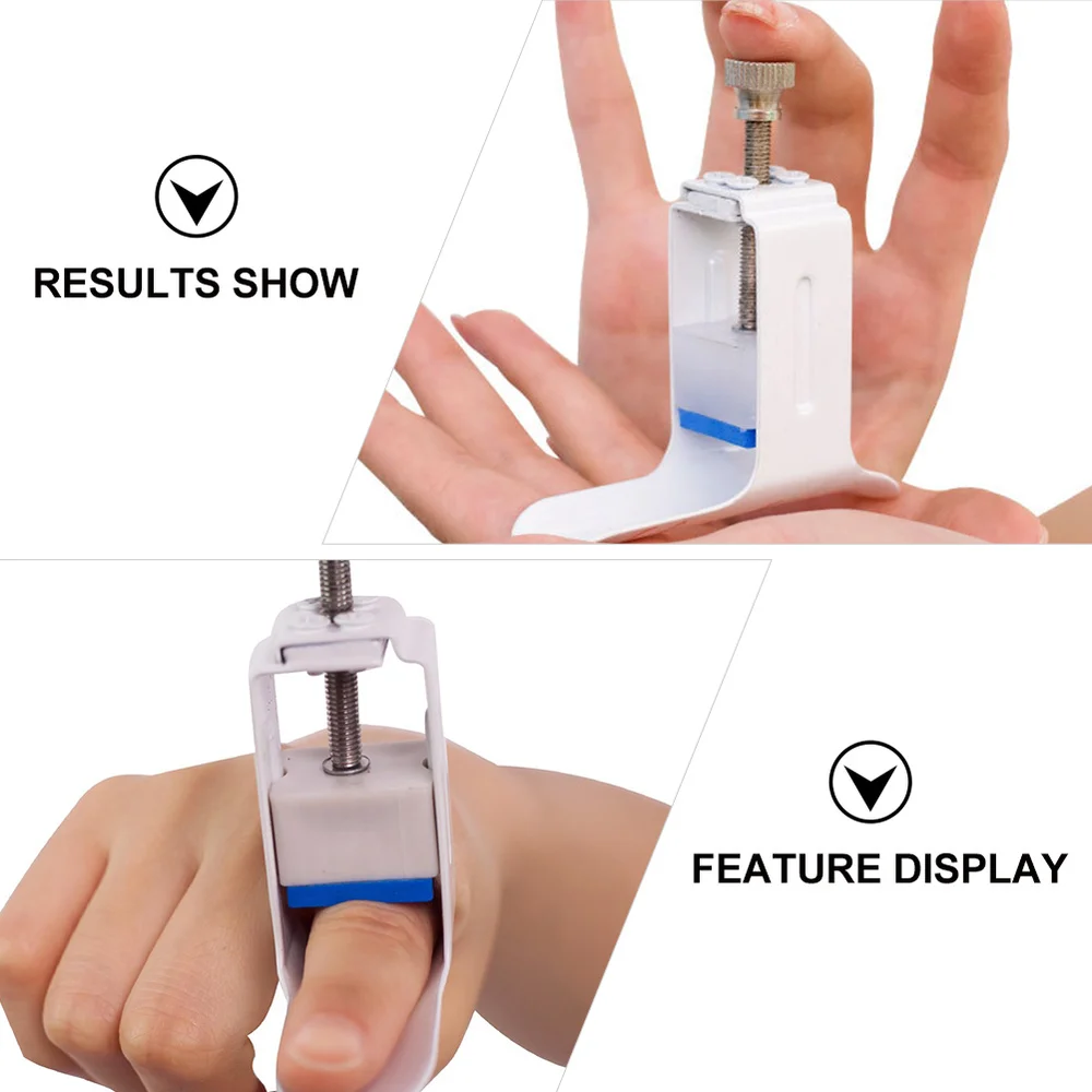 

1Pc Practical Finger Straightener Durable Finger Corrector Recovery Tool (White)