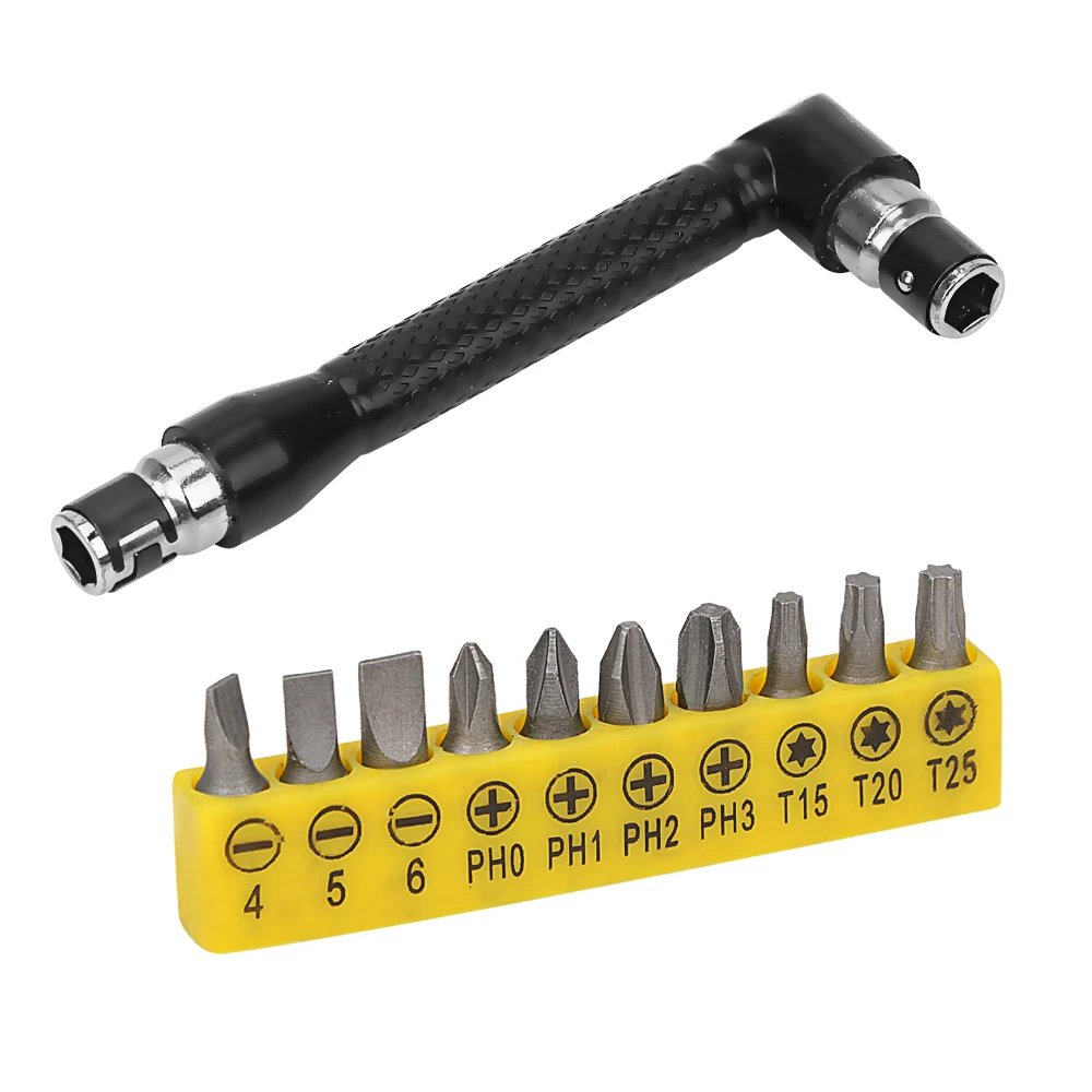 

Hexagon Sleeve Wrench L-type Double-head Screwdriver + Socket Wrench Set Car Repair Tool