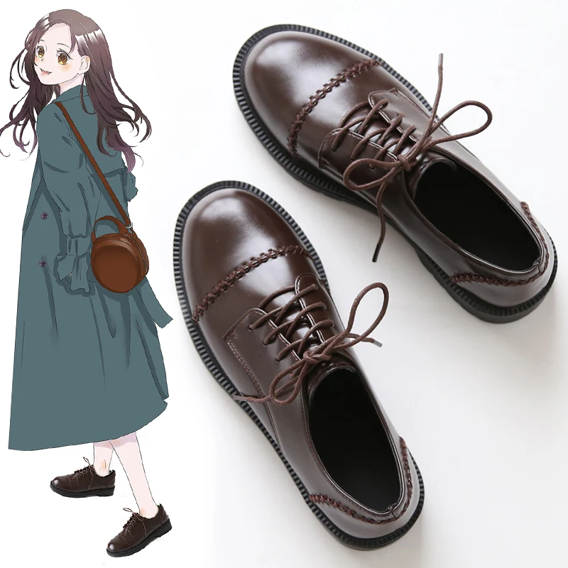 Jk/Обувь для униформы Маленькие кожаные туфли Женская обувь в английском стиле