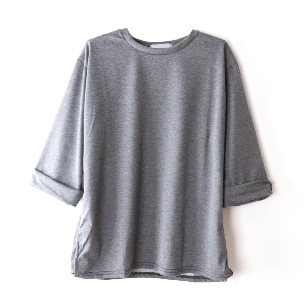 Женская футболка Свободная блузка Топы с рукавом 3/4 | одежда