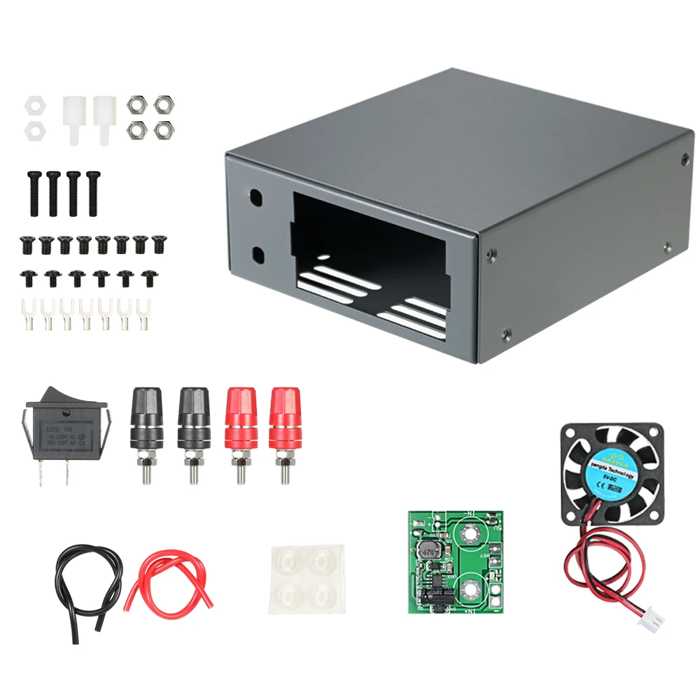 Блок питания DIY чехол Корпус электропитания Kit + интерфейс связи цифровой