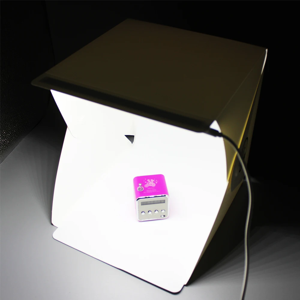 Мини складной лайтбокс Фотостудия софтбокс 2 Светодиодная панель Мягкая коробка