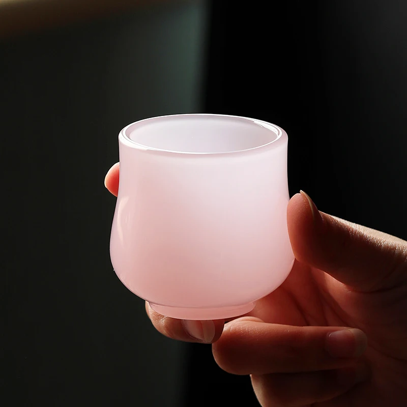 

Фарфора нефрита в стиле кунг-фу Мастер чашка с чашкой стеклянная чашка для чая/стекло образец чашки чая, используемых для личных на большом ...