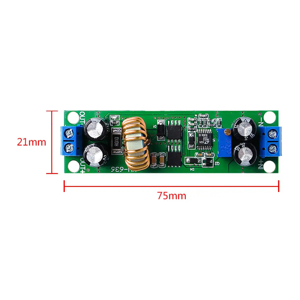Регулируемый 10A dc-dc 60V 48V 36V 24V 6,5 V до 30V 24V 12V 3V автомобильный понижающий преобразователь зарядное устройство регулятор напряжения Модуль