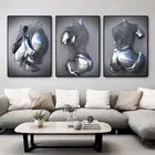 Современная креативная металлическая пара, скульптура, сексуальные ягодицы, художественная картина, настенные украшения, плакаты и принты для дома, гостиной