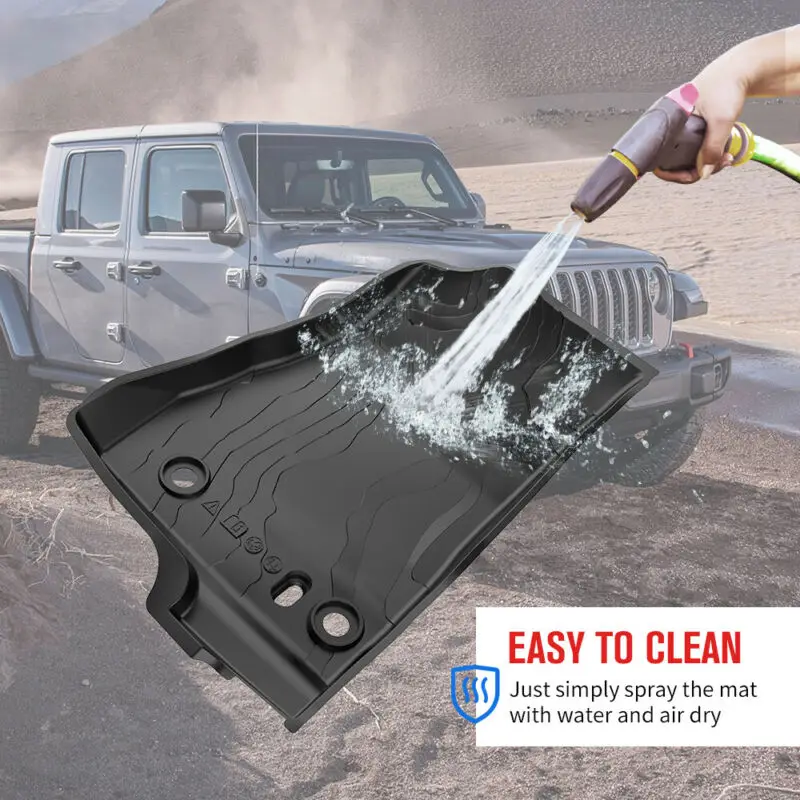 

For Jeep Gladiator JT 2020 All Weather Slush Floor Mats Front & Rear Row Set