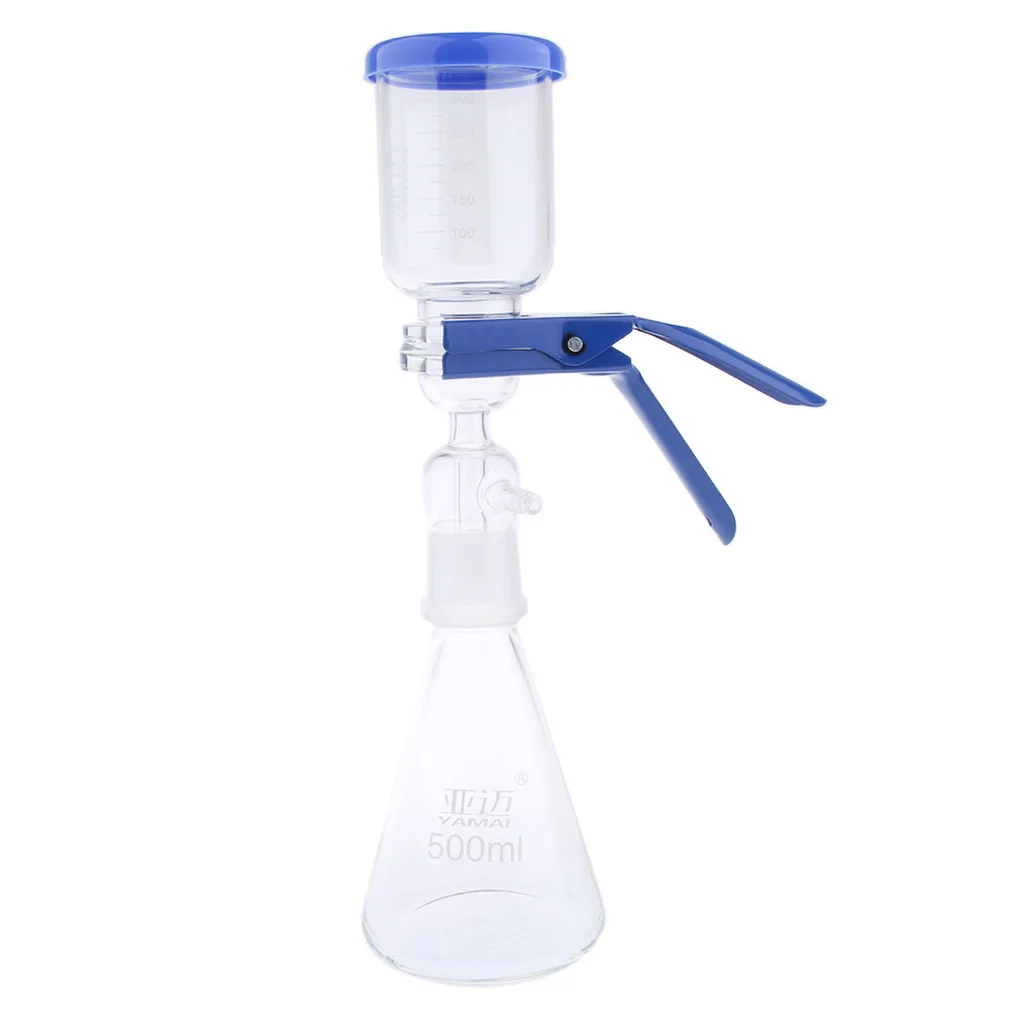 Лабораторный фильтрующий аппарат 500 мл набор фильтров с колбой градуированная