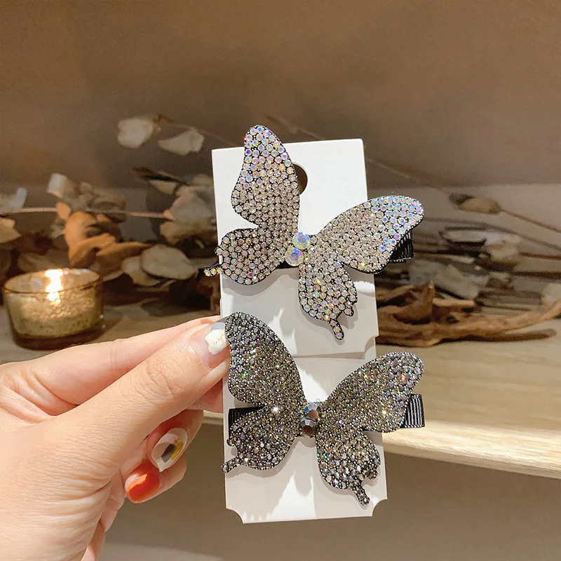 

Женская металлическая заколка для волос в виде бабочки