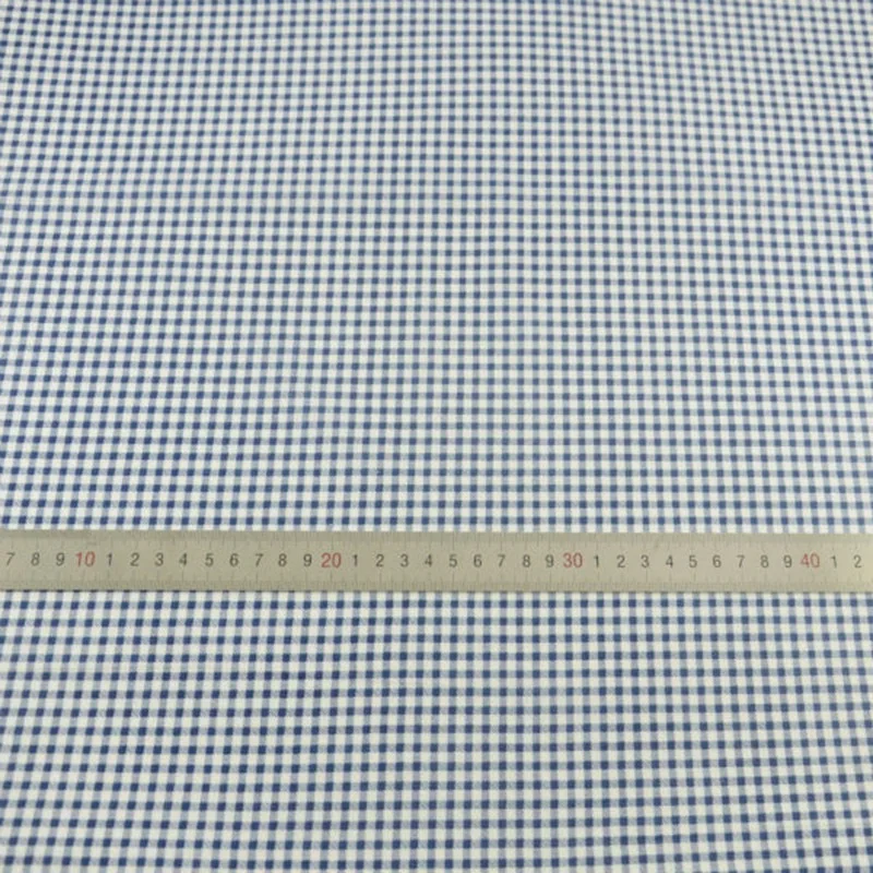 Новые поступления 100% хлопковая ткань черно-белая проверка дизайн сказки пэчворк