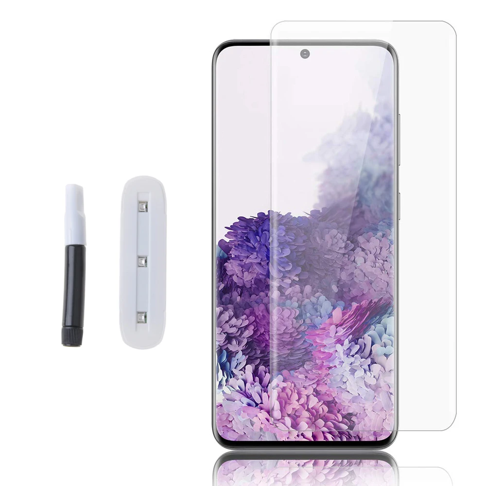 Защитная пленка для экрана телефона из закаленного стекла полное покрытие Samsung S20