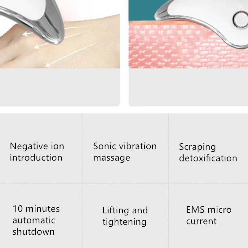 EMS микротоковая Вибрация Электрический лифтинг массажер для лица стройнее соскабливающая доска для лица Формирующее устройство usb зарядка 20#830