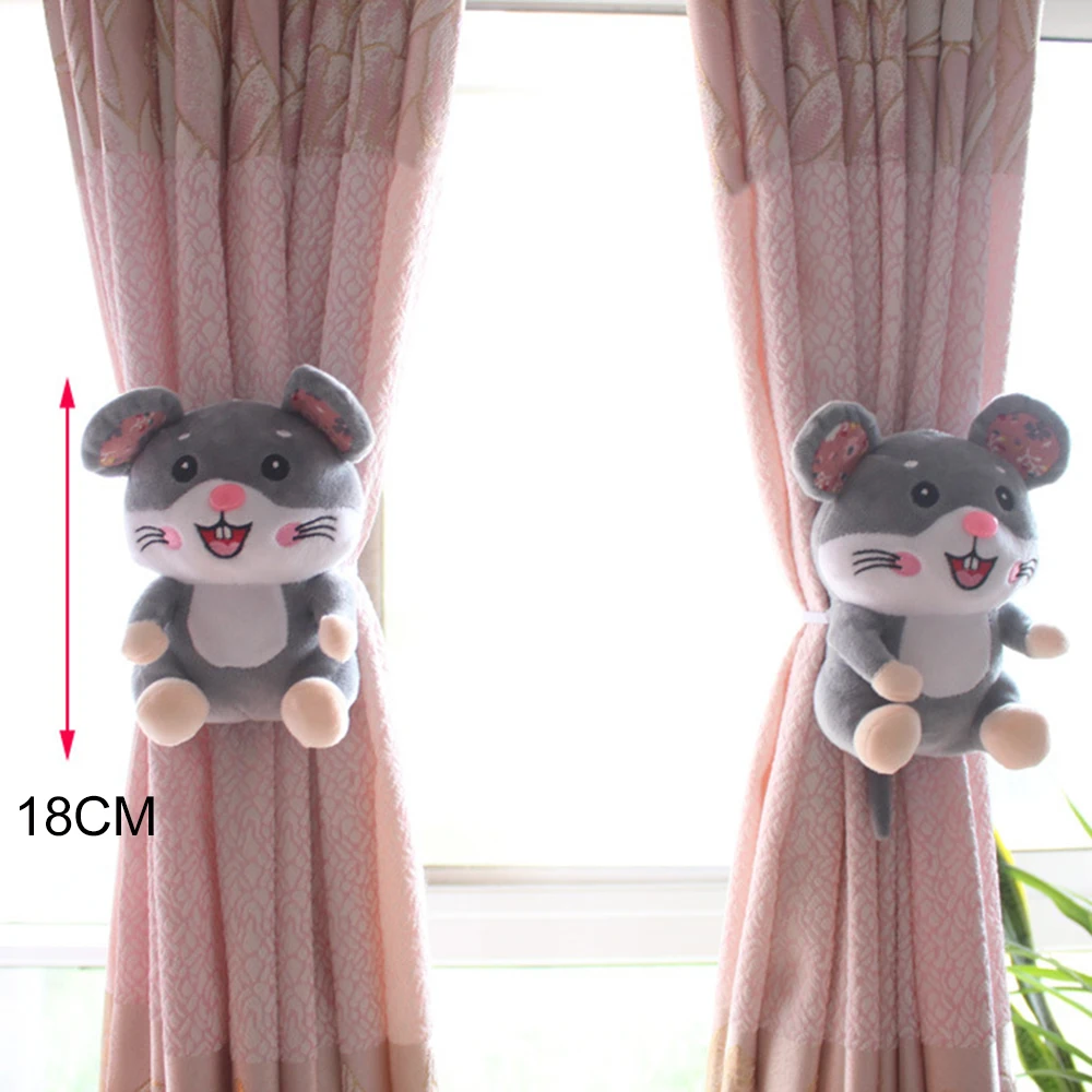 Подставка для занавесок в виде мультяшной крысы и обезьяны зажим-Крючок штор