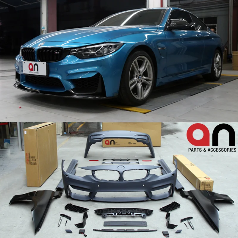 

It is suitable for BMW 4 series f32f33f36 to refit M4 large enclosure 420i425i430i front and rear bar leaf plate an