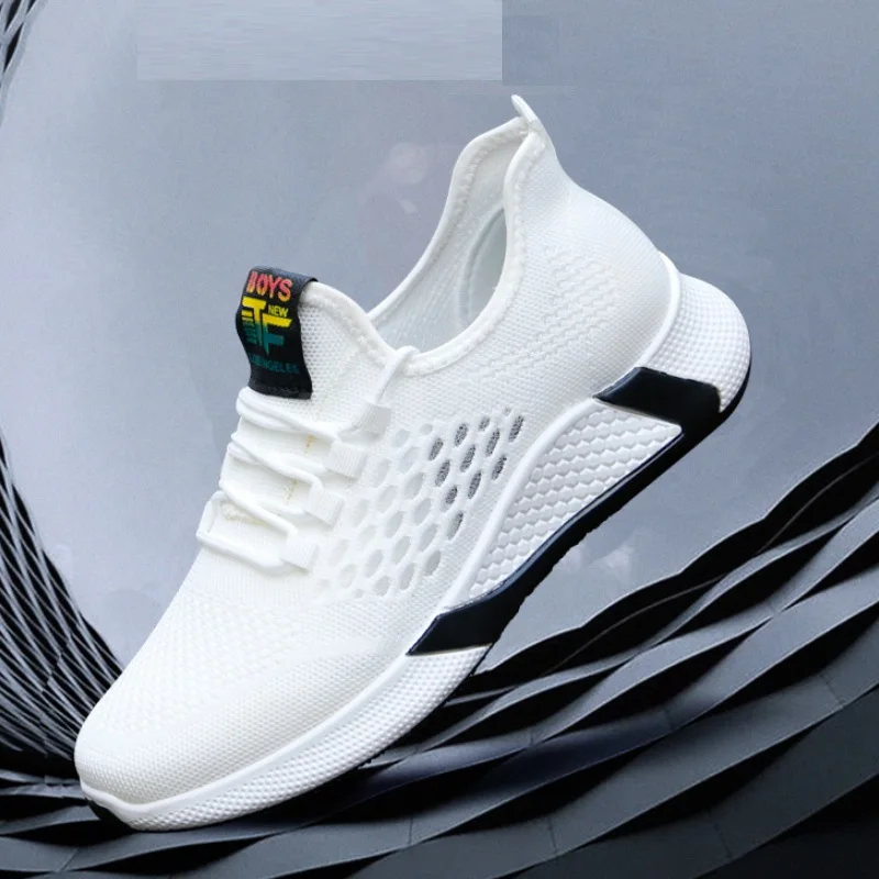 

Sneakers Men's 2021 new sports shoes men's breathable casual mesh shoes comfort Lightweight lace-up low-top running shoes