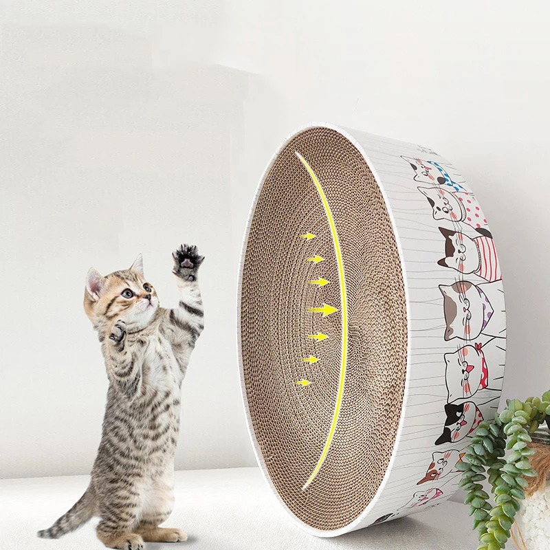 Тарелка для кошачьей мяты скребок когтей коврик подстилка котят деревянная