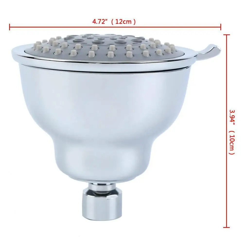 

Yonntech High Pressure Shower Heads 5 Setting Shower Head Bathroom Swivel Spray Head Universal 80psi