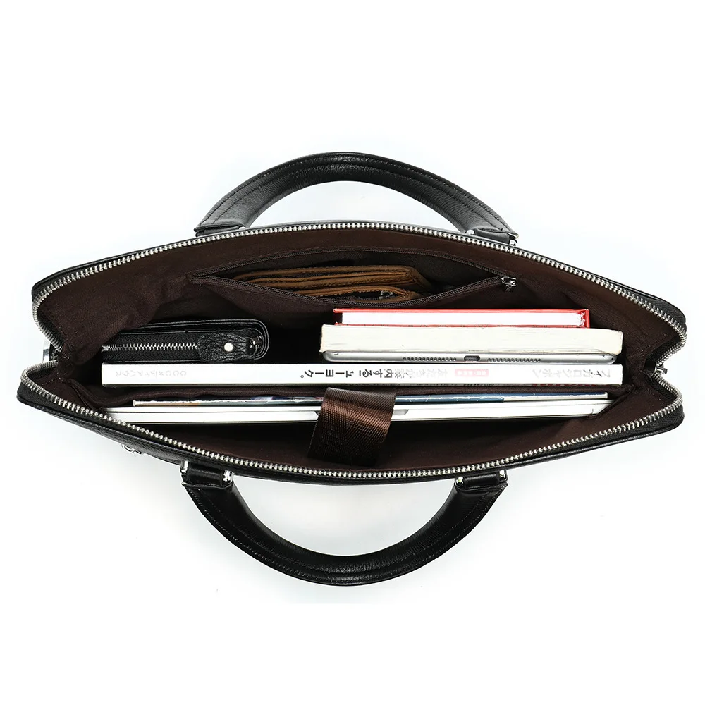 

Luxury vintage designer men briefcases cowhide handbags genuine leather mens office laptop bag leather work bag bolsa masculina