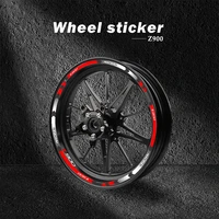 strips motorcycle wheel tire stickers car reflective rim tape motorbike bicycle auto decals for kawasaki z 900 z900 2017 2020