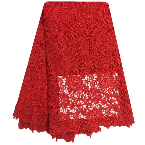 2020 зеленый новый дизайн африканская кружевная ткань с красным для платья невесты