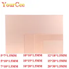1 шт. FR4 медный Cu одетый ламинат двухсторонняя пластина CCL 5x7 5x10 7x10 10x15 15x20 20x30 1,5 мм FR4 универсальная доска практика PCB