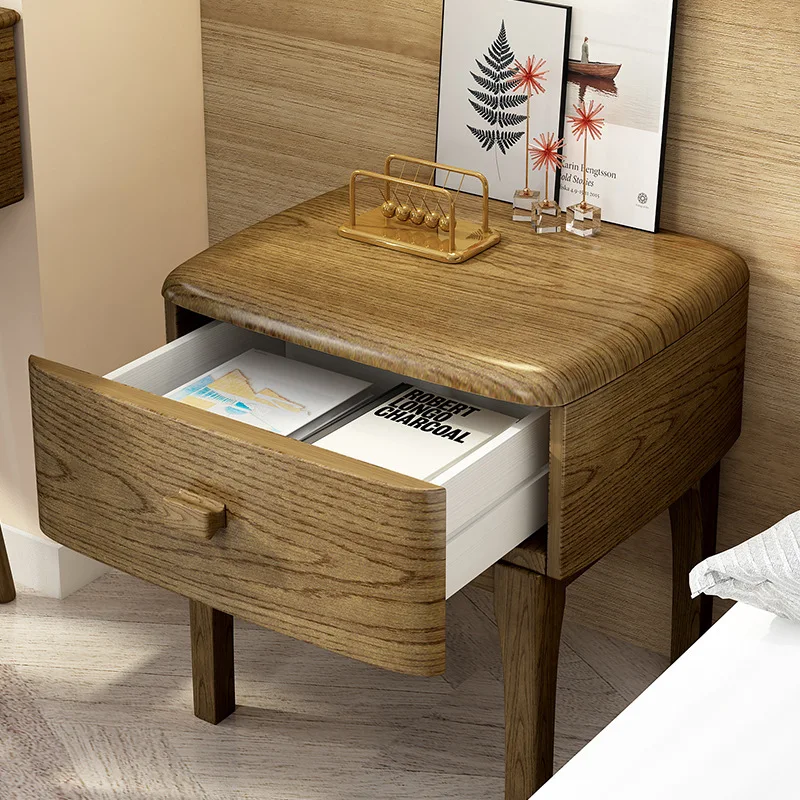 Светильник класса люкс ясень простой прикроватный столик цвета грецкого ореха