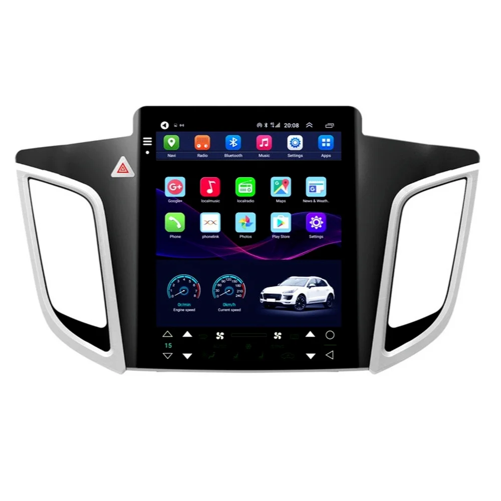 Автомобильный GPS-навигатор в стиле Tesla на Android для HYUNDAI IX25/CRETA 2012-2017 автомобильное