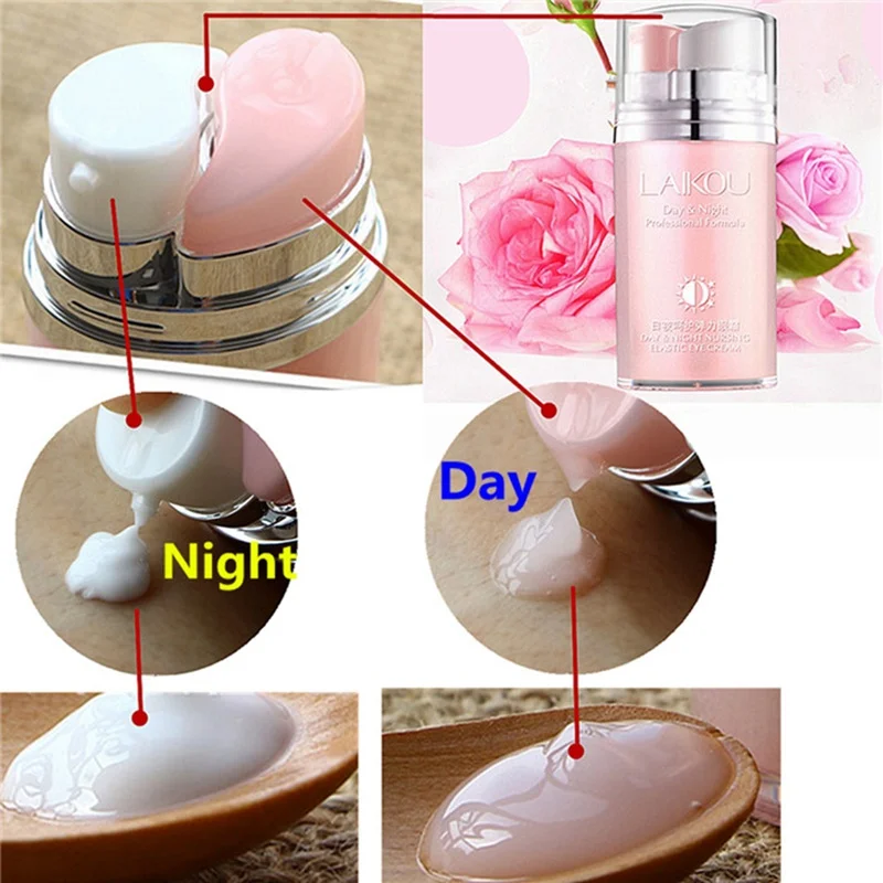 

Rose Skin Remove Wrinkles Gold Activating Eye Cream Slide Ball Essence Circles Anti-puffiness Finelines Firming Eye Cream Beauty