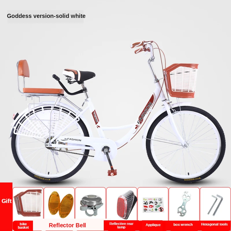 20/24/26 Inch City Bicycle with Child Seat for Adult Student