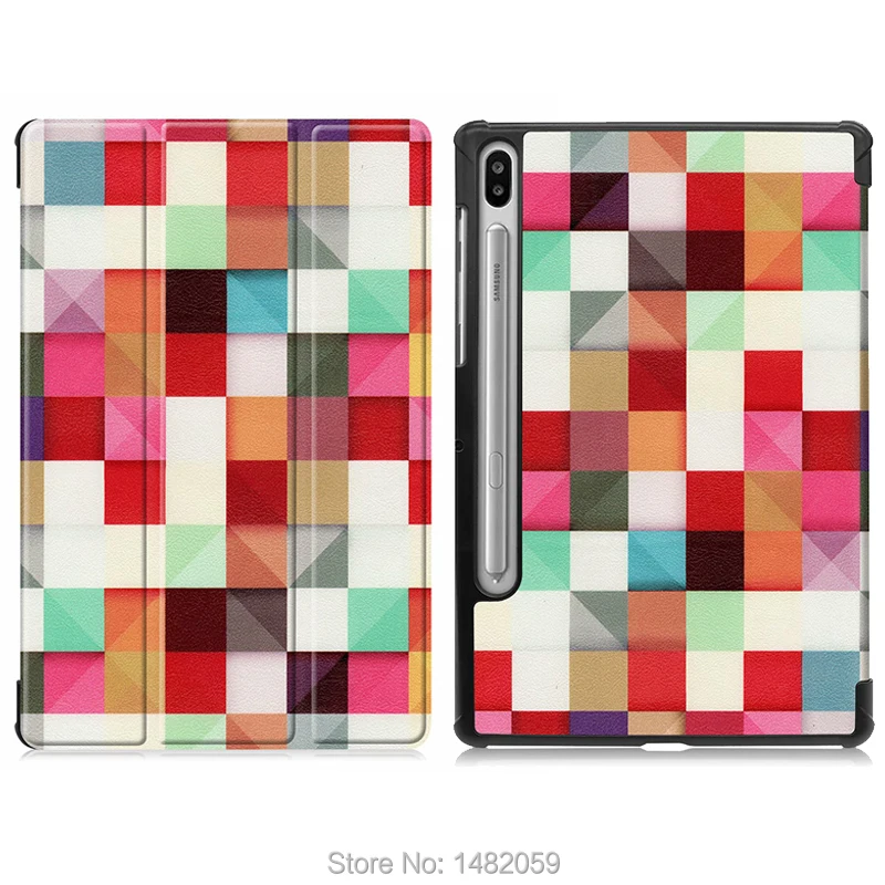 style 9 Чехол для samsung Galaxy Tab S6 SM-T860 SM-T865 10,", чехол для планшета с Умной подставкой для, чехол для samsung Tab S6 - Цвет: style 9