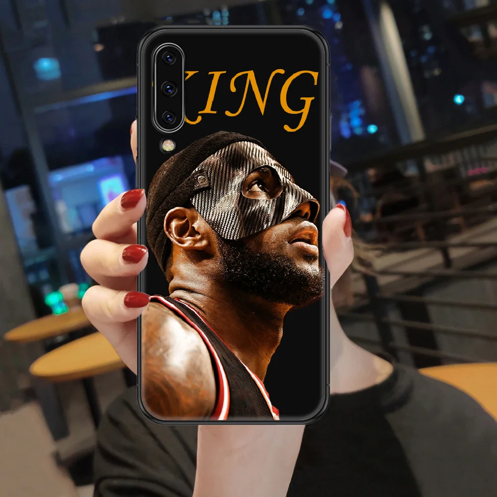 

james basketball star 23 Phone case For Samsung Galaxy A 3 5 7 8 10 20 21 30 40 50 51 70 71 E S 2016 2018 4G black art hoesjes
