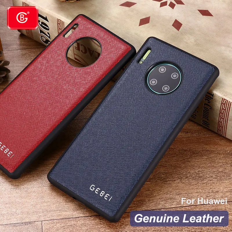 Роскошный брендовый чехол из натуральной кожи новинка для Huawei Mate 10 20 30 Pro P30 pro