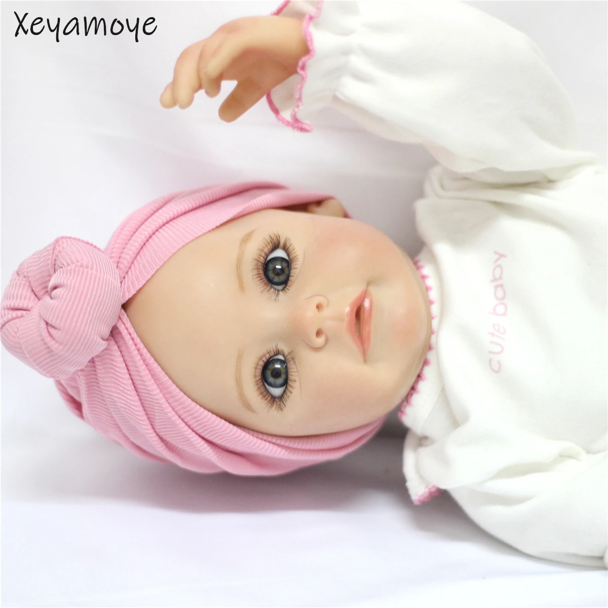 Шапка-пончик для маленьких девочек розовые шапочки ярких цветов новорожденных