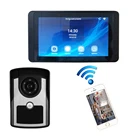 7-дюймовый проводнойWi-Fi умный IP-видеодомофон, система внутренней связи с камерой 1200TVL, поддержка удаленной разблокировки