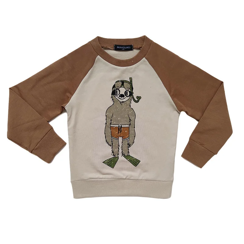 2020 брендовые Детские свитера новинка осенняя модная толстовка с принтом для