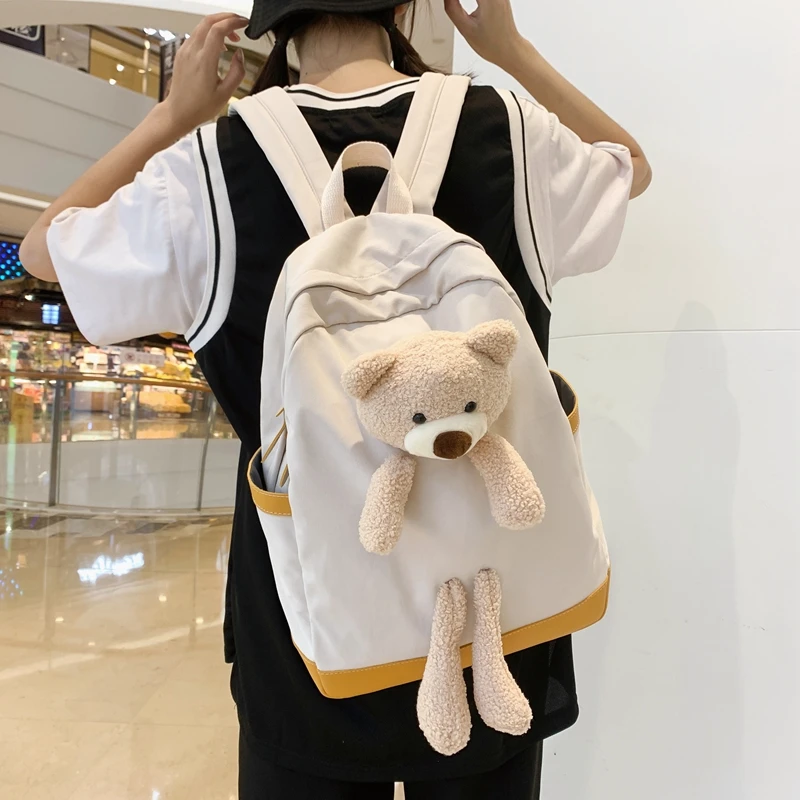 Милый школьный ранец для девочек женский рюкзак в Корейском стиле подростков