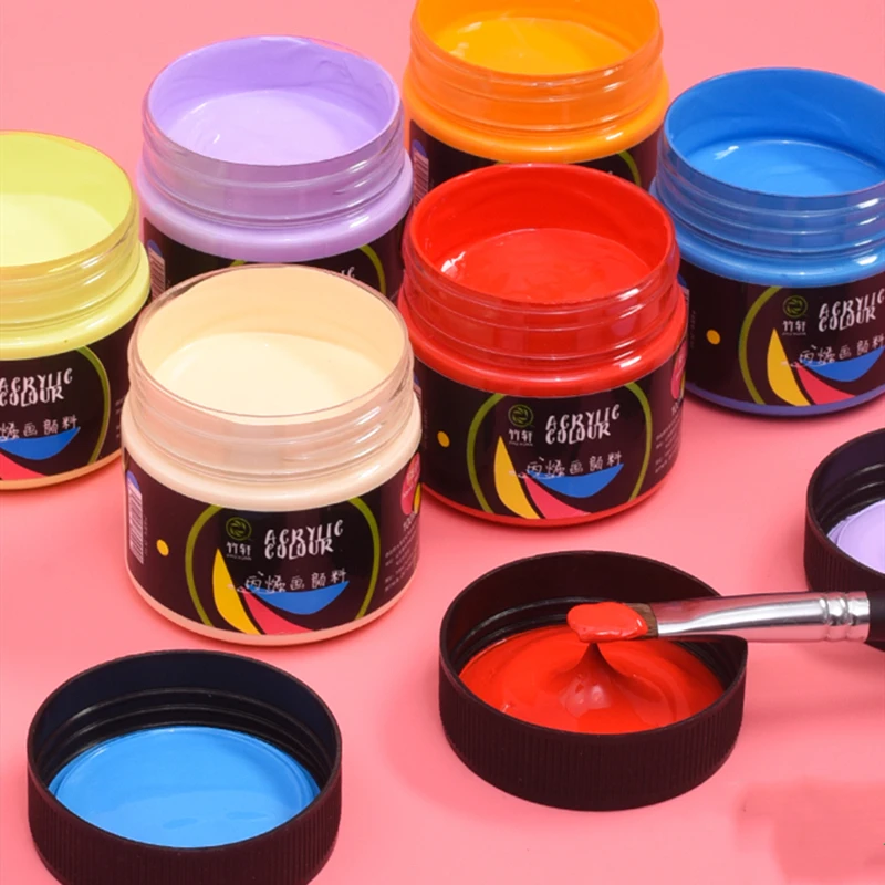 Профессиональная акриловая краска водонепроницаемая для начинающих на стену