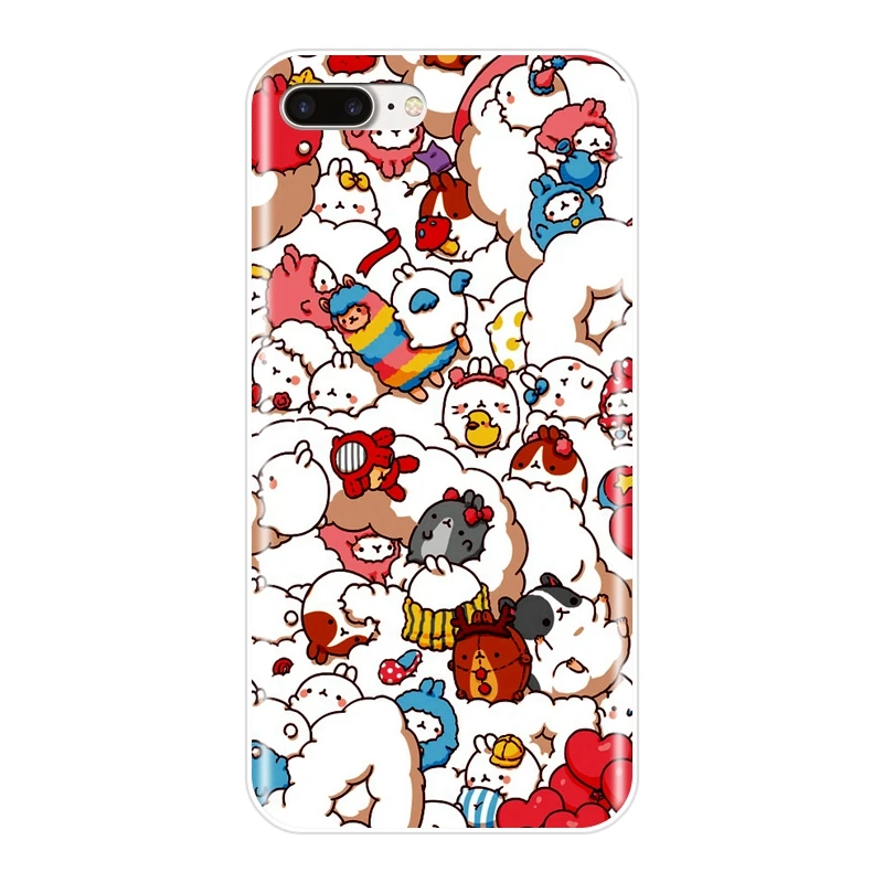 Силиконовый чехол для Apple iPhone 6 S 7 8 X XR XS Max мягкий из ТПУ с милым единорогом Plus