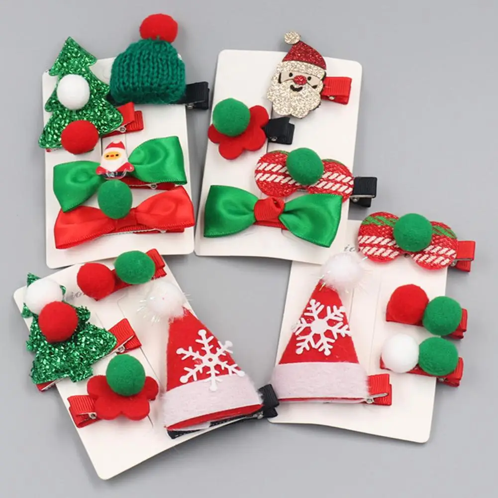 4 шт./компл. Специальные Прекрасный Милая Пижама с рождественским принтом пижама