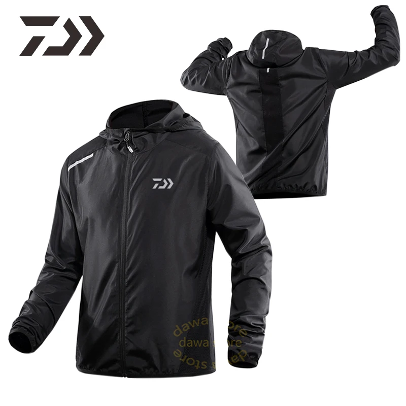 Daiwa одежда для рыбалки куртки Мужская дышащая быстросохнущая рыболовная рубашка