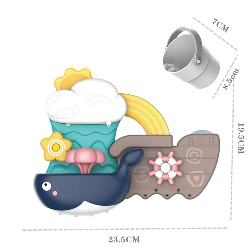 

Bath Toys Pipeline Water Spray Shower Game Whale Bath Baby Toy for Children Swimming Bathroom Bathing Waterfall Kids Toy