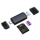 DM 5 в 1 кардридер CR023 SDTF Многофункциональный кардридер с USB lightning и интерфейсом micro usb