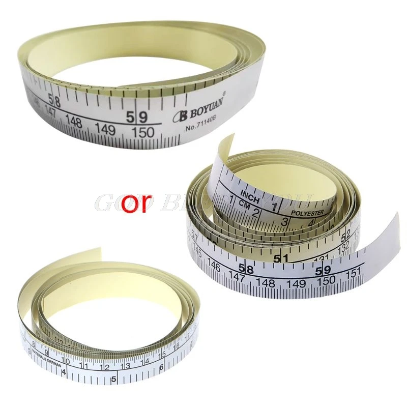 

151cm Self Adhesive Metric Measure Tape Vinyl Ruler For Sewing Machine Sticker Drop Shipping