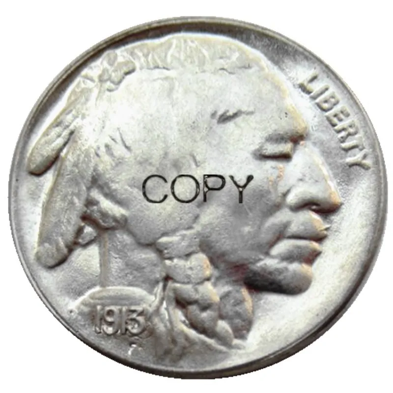 

US 1913 P,D,S Buffalo Nickel Five Cents Copy Coins