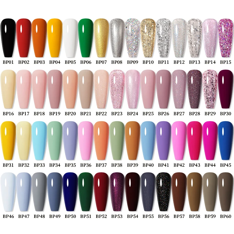 Гель-лак для ногтей полуперманентный 10 мл телесный гель с блестками | Красота и