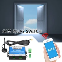 rtu5024 gsm gate relay switch 85090018001900mhz remote control wireless door access opener w antenna for door gates parking
