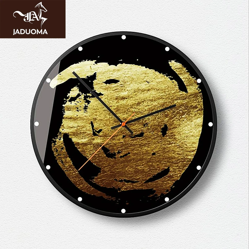 

3D настенные часы JADUOMA, Роскошные Настенные Часы 12 дюймов 14 дюймов, современный дизайн, металлические кварцевые настенные часы для гостиной, ...