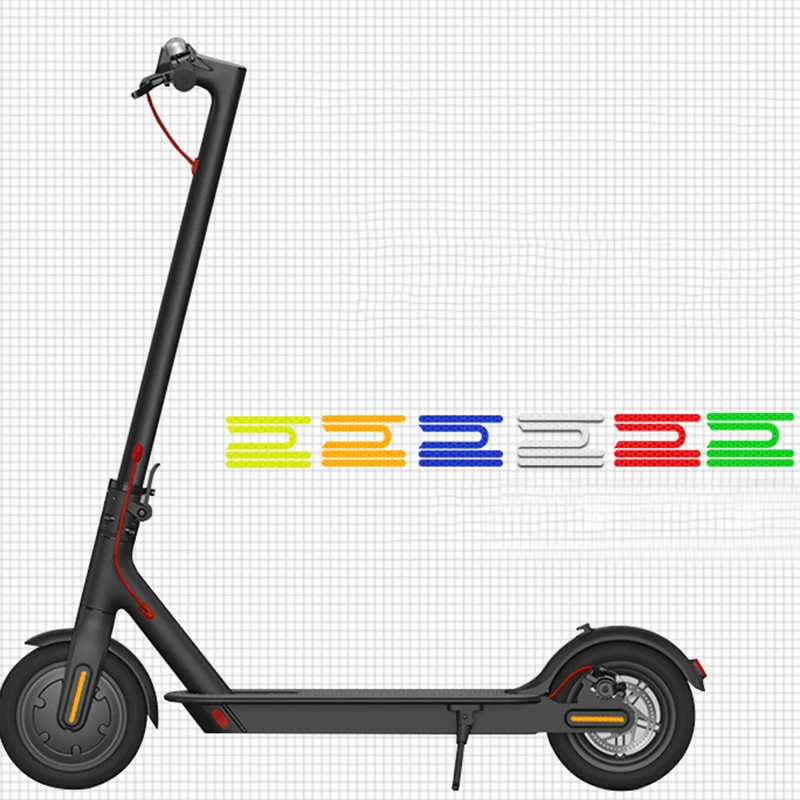 

Durable Front Rear Wheel Tyre Cover Protective Shell Reflective Sticker For Xiaomi M365 Safety Electric Scooter Skateboard Parts