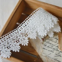 hot sale water soluble embroidery lace clothing lace fabric materials vintage dress lace accessories 5 5cm m840