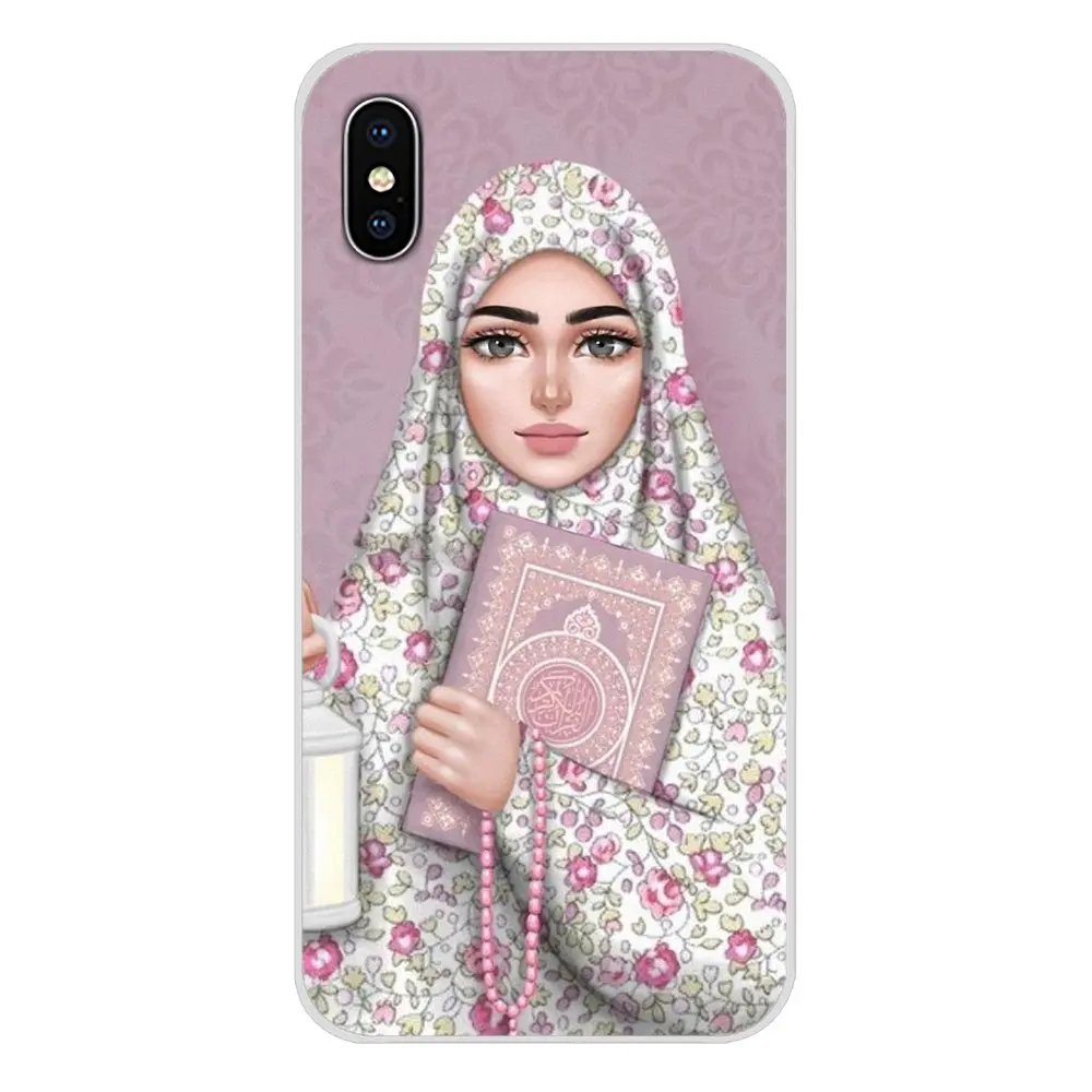 images 6 Чехлы из ТПУ для huawei G7 G8 P7 P8 P9 P10 P20 P30 Lite Mini Pro P Smart плюс мусульман, девочка глаза в хиджаб уход за кожей лица - Цвет: images 6